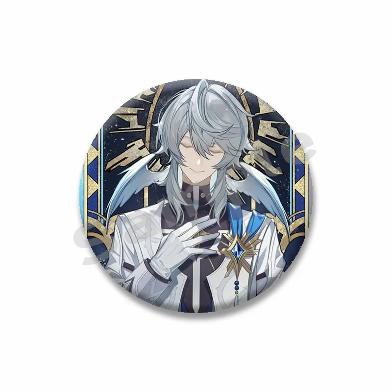 Honkai Star Rail Sunday Round Brooch, Cute Design