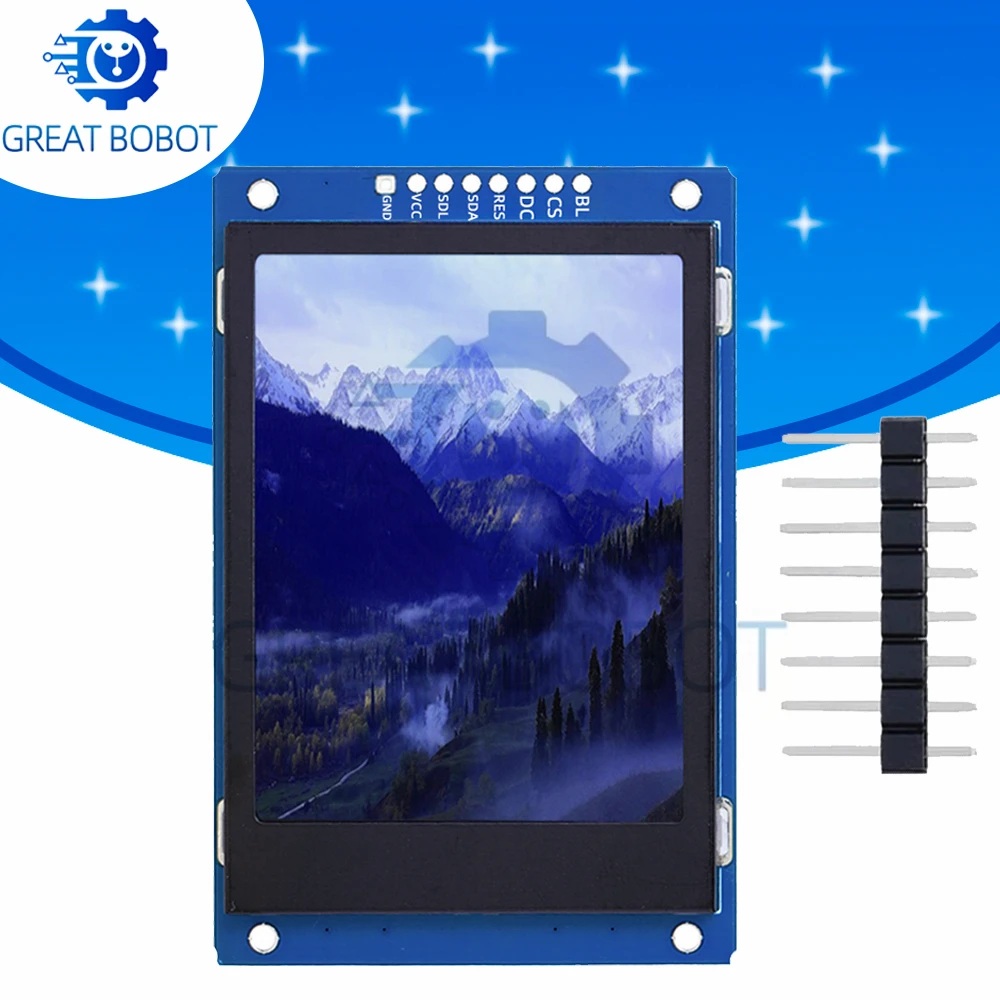 3.2 inch TFT LCD Display 240*320 Drive ST7789V Interface SPI/8/16 Bit Parallel Port Module For Arduino