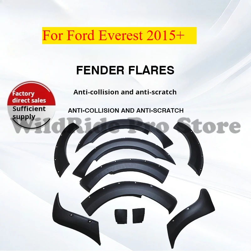 

Premium Wear-Resistant ABS Fender Flares for Ford Everest 2015+ | Anti-Loss Fastener Wheel Arch Extensions