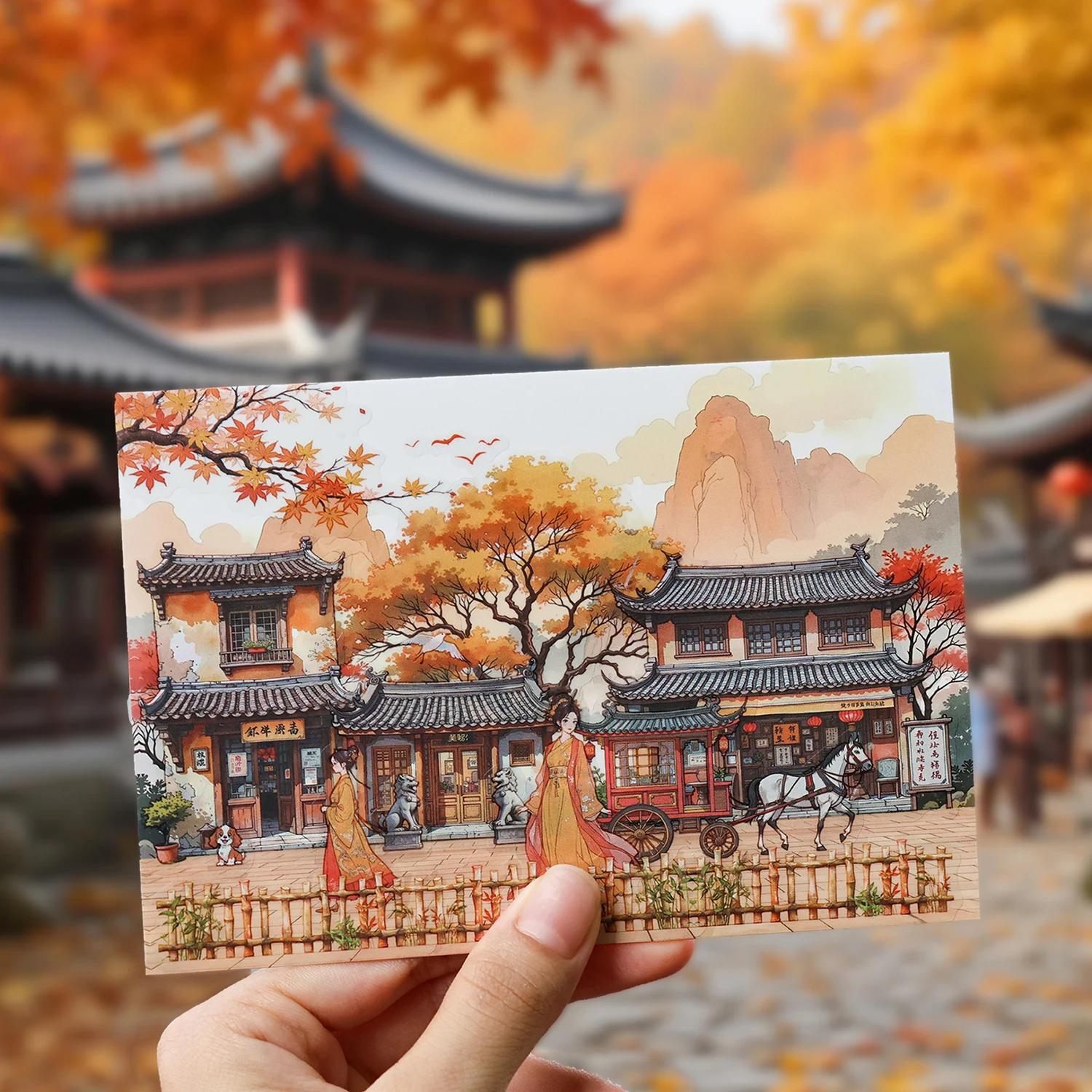 Kawaii 2.5D الجبهة فناء مصغرة المشهد ملصقات DIY بها بنفسك مذكرات التراص ألبوم القصاصات الديكور متعة المشهد ملصقات #4