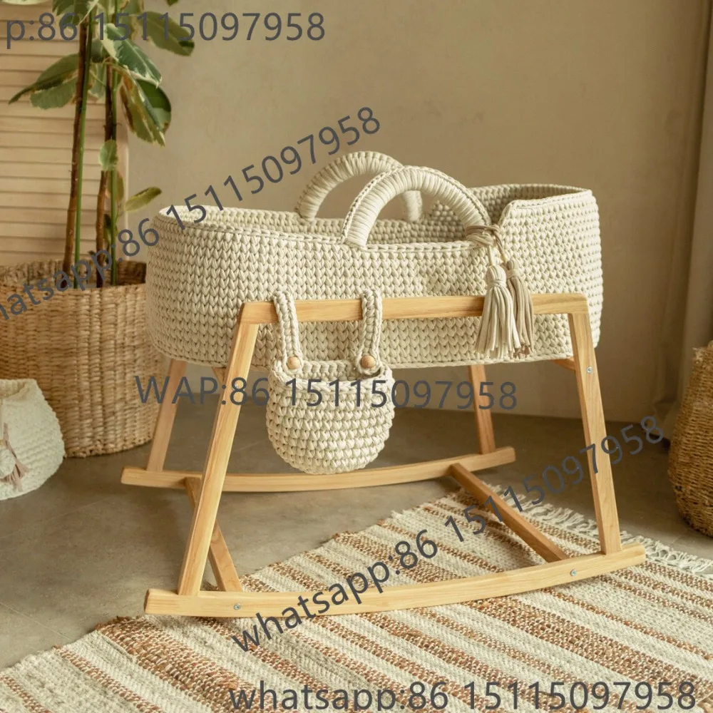 

Crochet change basket, hanging storage basket with crib, cotton crochet storage basket, eco-friendly gifts