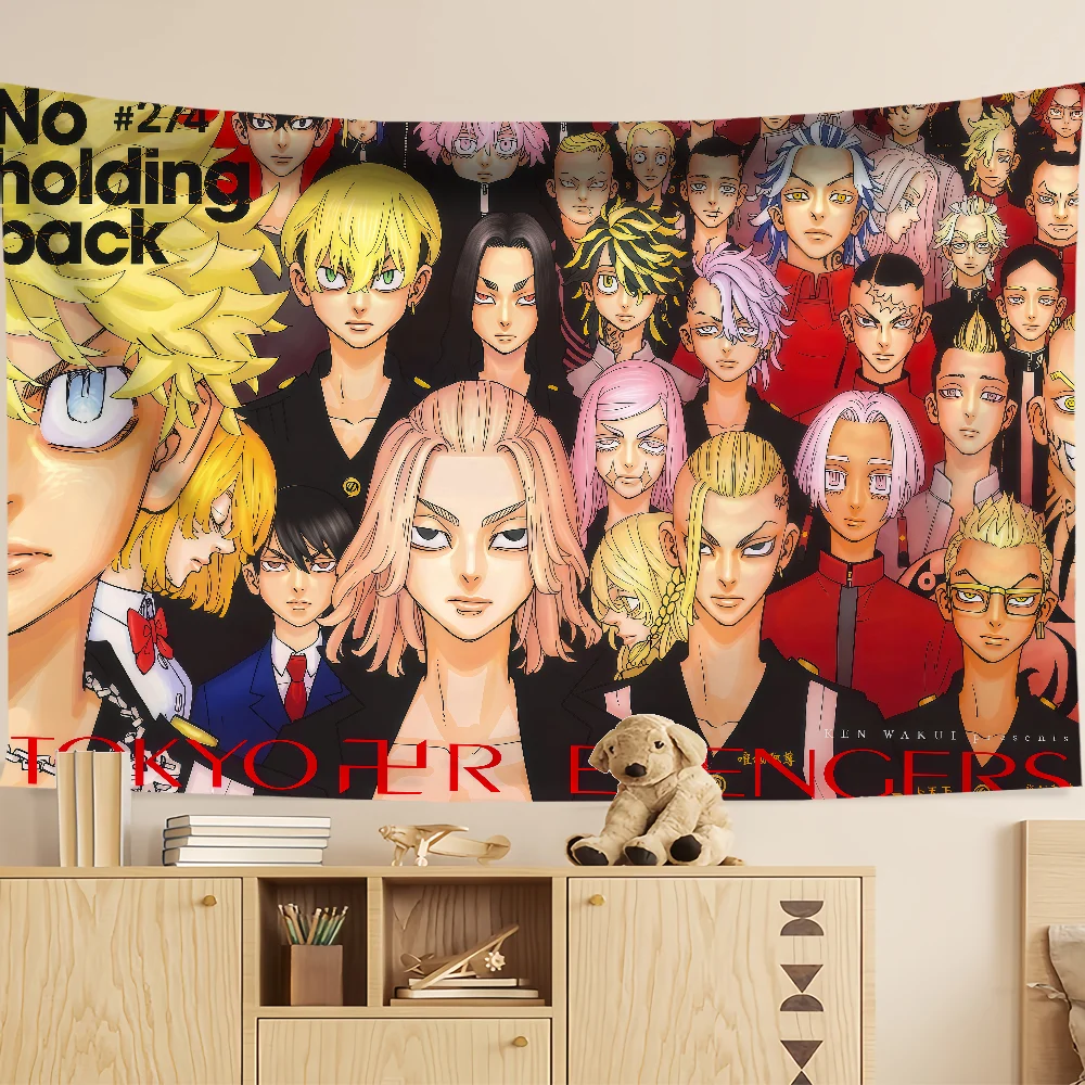 Hot Blood Anime Cool T-Tokyo Revengers Flag For Room Dorm Camping Party Living Room Garage Bar Wall Picnic Club Decor Banner