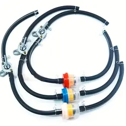 Filtre intérieur de commutateur de assujetPetcock, ligne d'or, clips de tube de tuyau, Liqu200CC, carburant précieux, moto, vélo, scooter, Jane, D343, 6mm