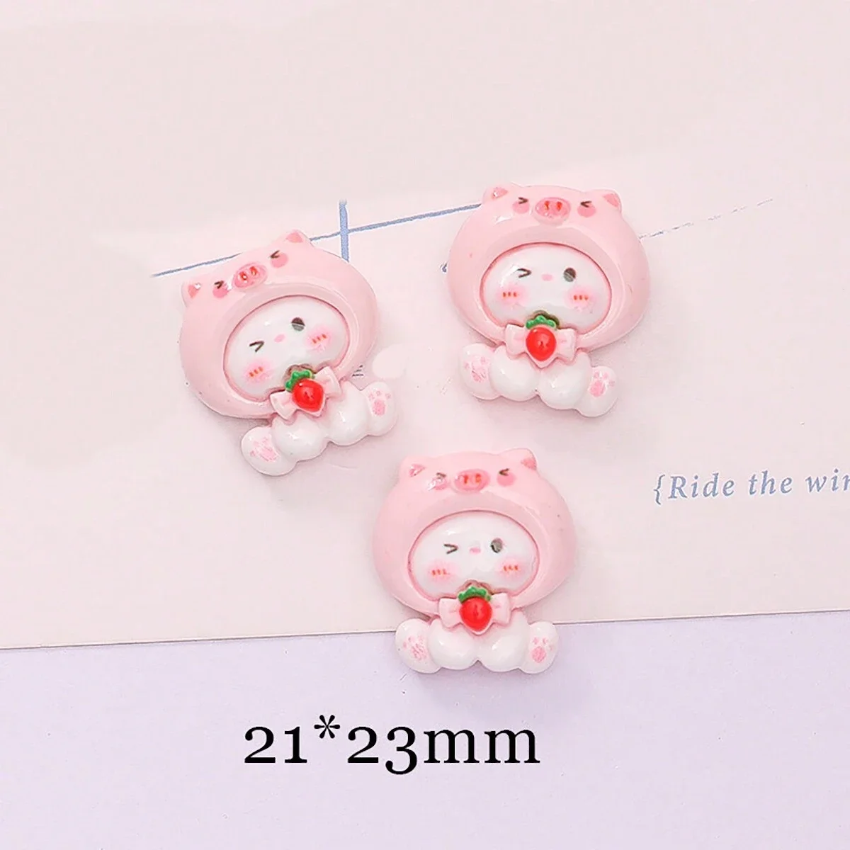 

10pcs Mixed Cartoon Resin Charms For DIY Phone Cases Hair Accessories