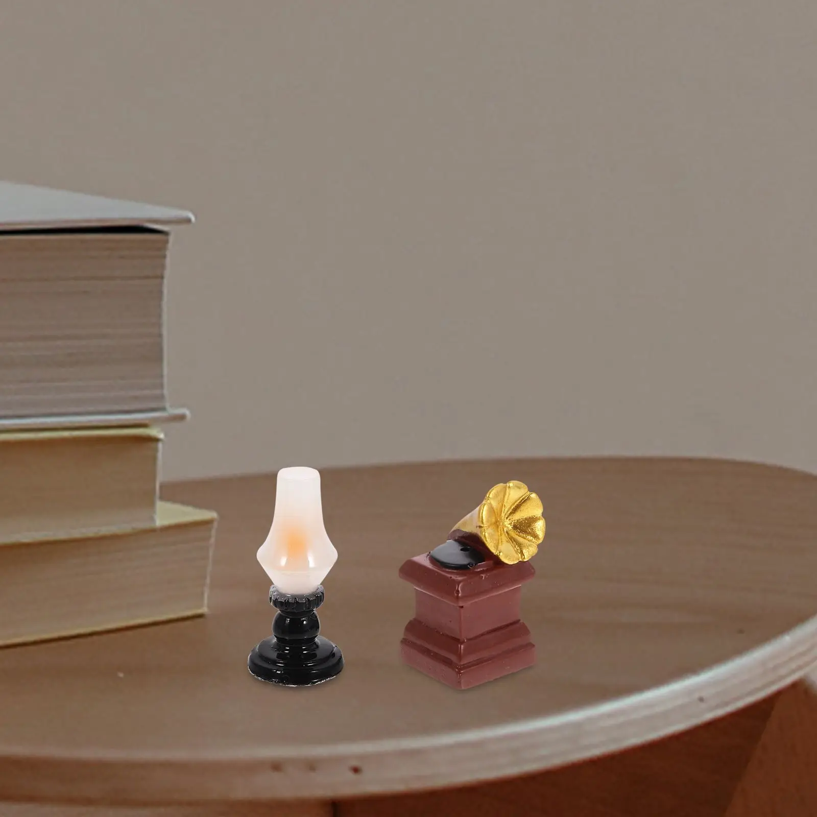 Ornamenti per fotocamera retrò Mini casa Decorazioni per la casa vintage Mobili in miniatura Accessorio nostalgico Scena desktop Prop