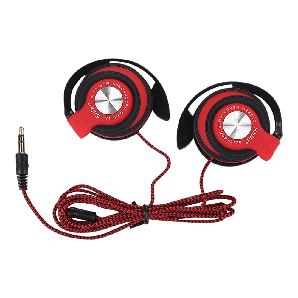 2024 3.5 millimetri Cuffie Universale Orecchio Appeso Auricolare Stereo Bass Musica Auricolare Hifi Bassi Pesanti Con Cancellazione Del Rumore Curvetta Auricolare