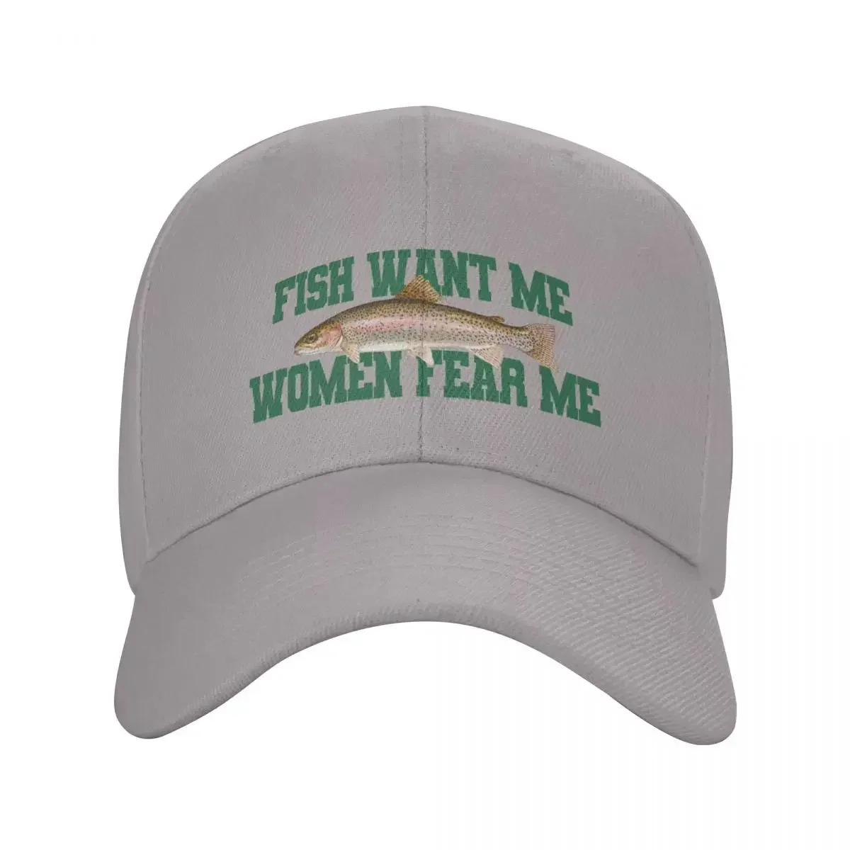 Casquette d'alpinisme pour hommes et femmes, Casquette d'opérabilité, Chapeau de luxe, Casquette de poisson, Fear Me Meme