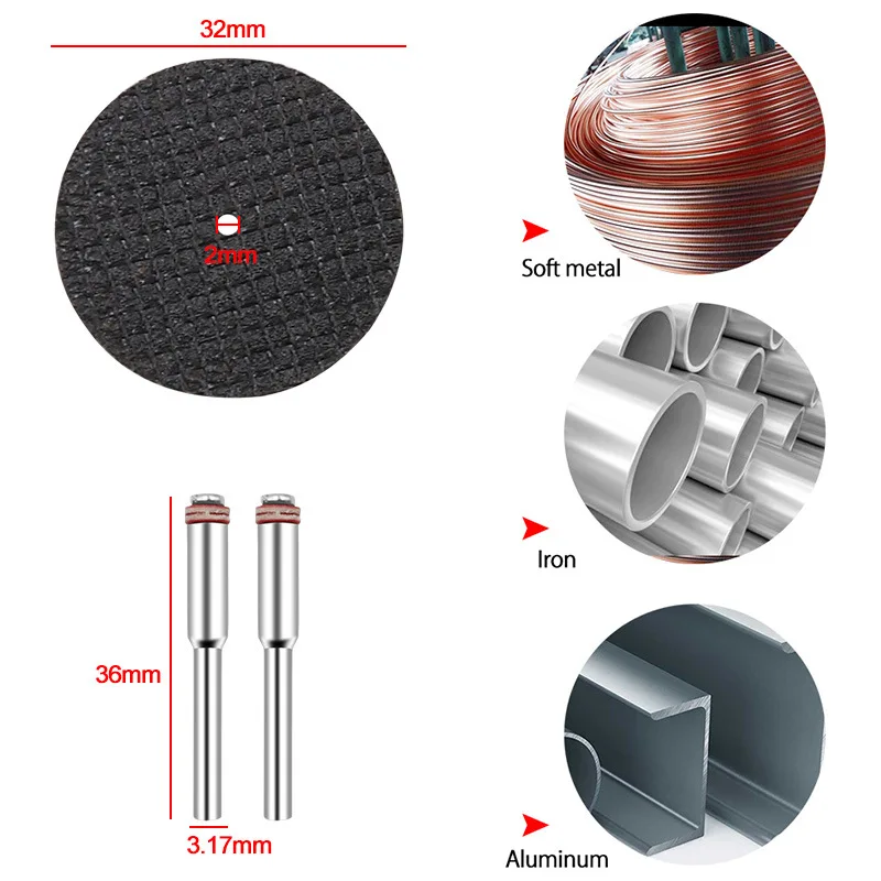 다이아몬드 커팅 디스크 샌딩 그라인딩 휠, 원형 톱날, 목공 금속 드레멜 미니 드릴, 회전 도구 액세서리, 31pc