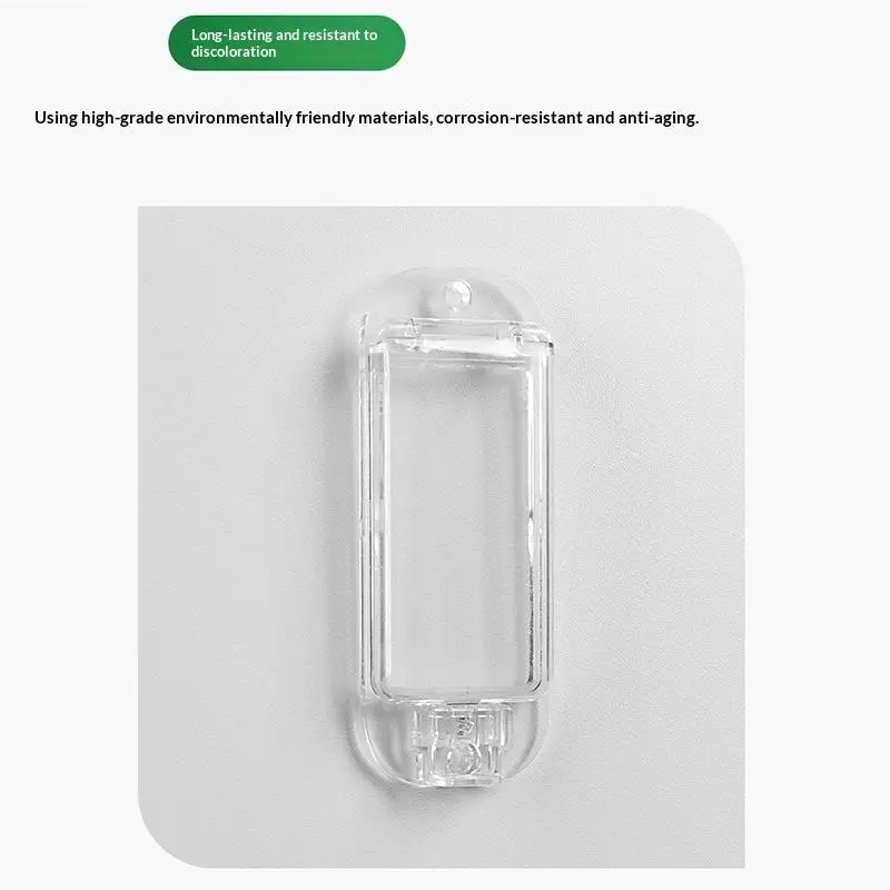 1PC Child Safety Rocker Switch Protective Cover Transparent White Toggle Switch Guard Prevent Kids Touch Wall Switch Protector.
