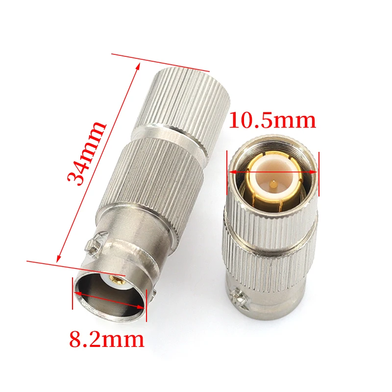 1/5/10Pcs RF Q9 BNC female L9 Male 2-Meter Signal Communication Connector Adapter RF