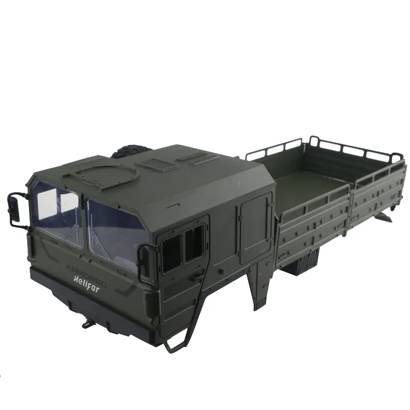 Simulation Remote Control Car Heavy Truck Head For JJRC Military Truck Q64 WPL 6*6 Car Shell Trailer Accessories