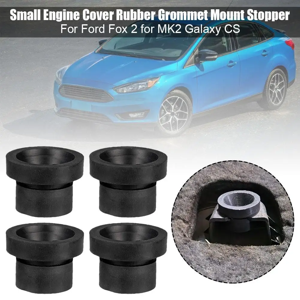 4X Rubber Engine Cover Grommet Buffer Mount Bush Stopper for FORD Focus 2 MK2 Galaxy C S Max Mondeo Mk4 4 Engine Bonnets Gaskets