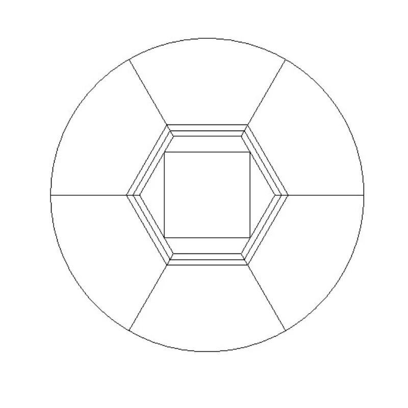Round bag column supermarket shelves, snacks