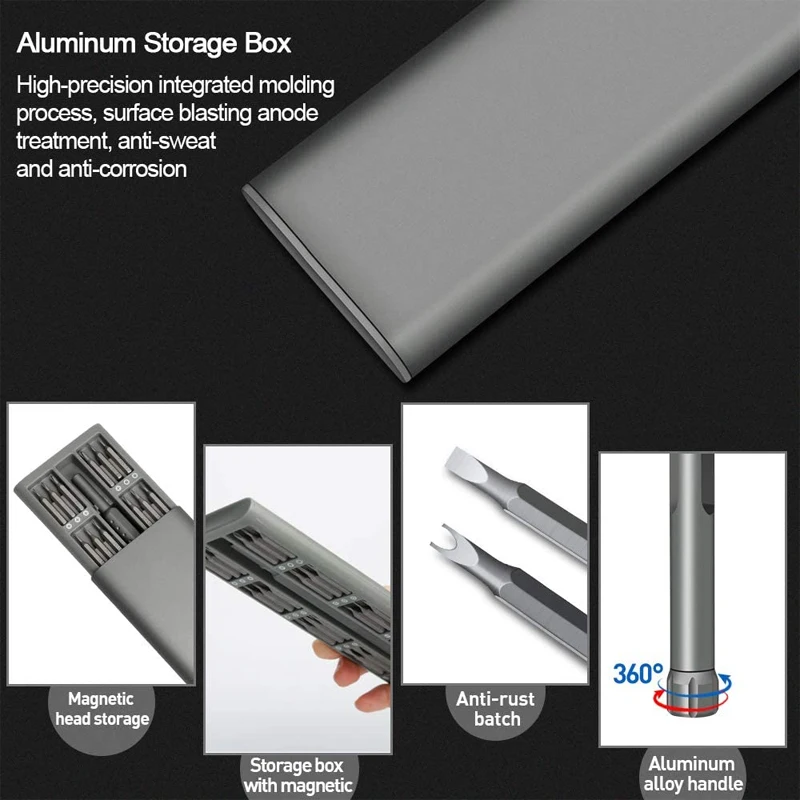 48/50 In 1 Screwdriver Set Magnetic Screwdriver Bit Precision Torx Hex Drill Bit PC Phone Screwdriver Kit Hand Tool Kit