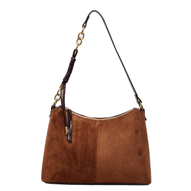 حقيبة كتف واسعة لخريف وشتاء 2025، محفظة كروس عصرية للنساء، حقيبة ذات سعة كبيرة، حقيبة متعددة الاستخدامات ليلاً ونهارًا #5