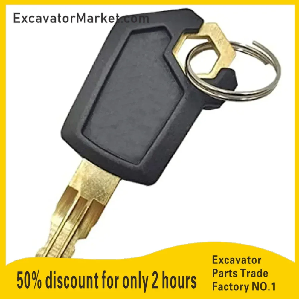 

Excavator 50pcs 5P8500 For E320 accessories Switches Universal Key Heavy Equipment Ignition Loader Dozer Key