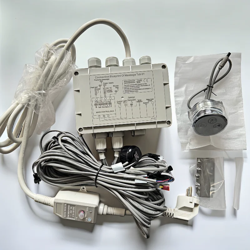 STEPON Acrylic Material Bathtub Panel  Smart Massage Bathtub Controller System Spa Tub Controller