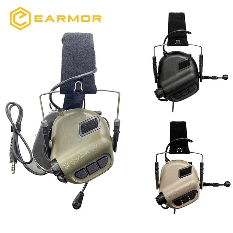 EARMOR M32 MOD4 Tactical Headset Hunting Shooting Earmuffs with Microphone for Communication Sound Amplification Headset