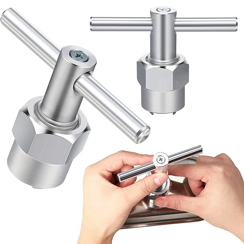 2Pcs Cartridge Puller Tool Faucet Cartridge Puller Shower Faucet Core Removal Tool Compatible With Moen 1200, 1222,1225