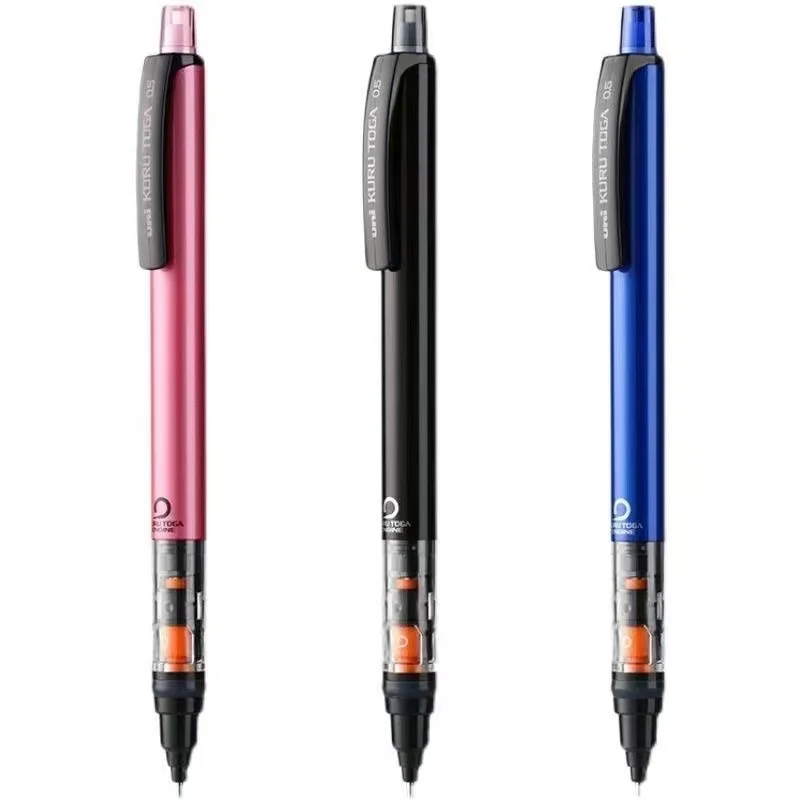 Japanese Uni Mechanical Pencil Kuru Toga 0.5MM Leads M5-452 Automatic Rotation Writing Constant Core School Stationery Supplies