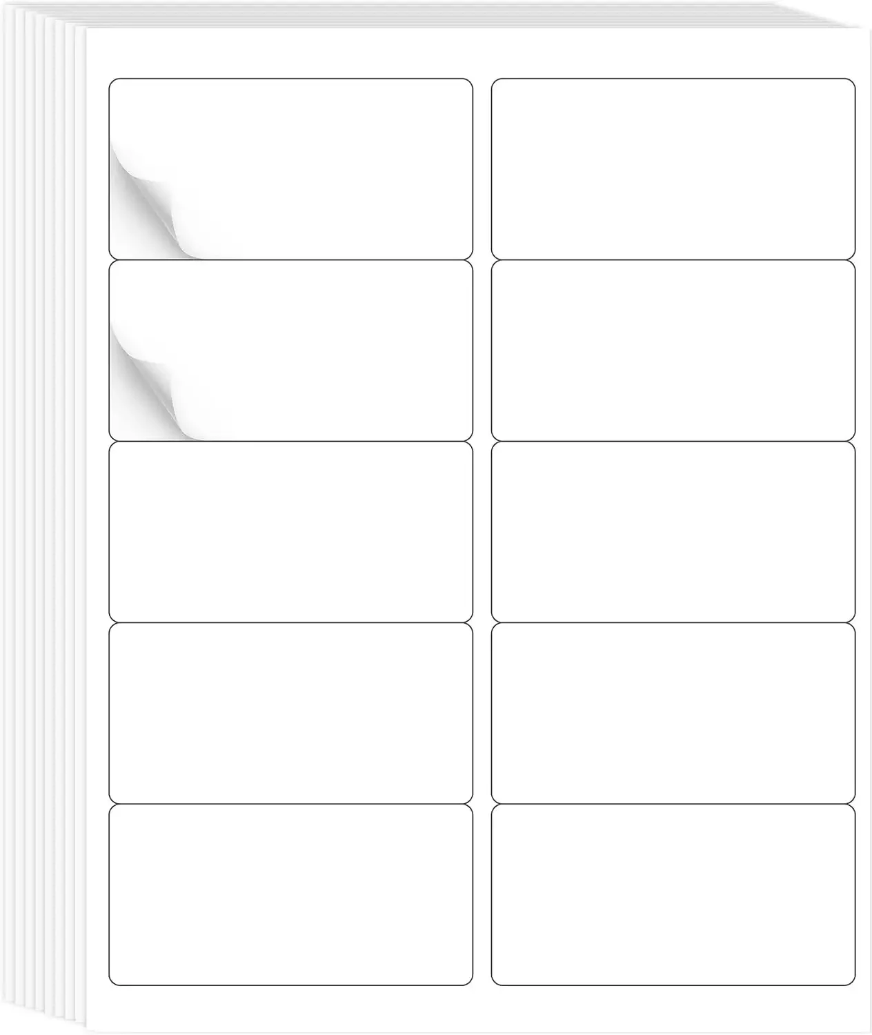 

2"x4" White Matte Shipping Labels, 300 Labels, 10 per Sheet, for Laser/Inkjet Printers