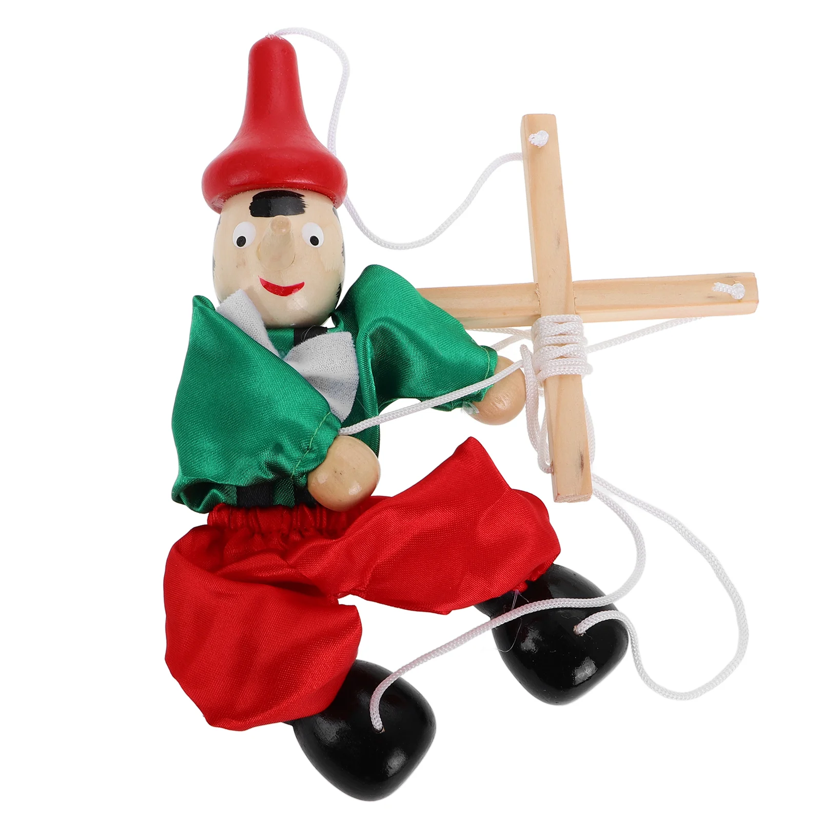 Marionetas para niños de 8 a 10 años, juguetes divertidos, figuritas interactivas de madera sin terminar, tela para niños