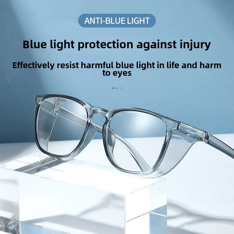 Anti-fog Anti-blue Light Pollen Security Protection Safety Glasses, Riding Windproof Dustproof High Definition Safety Goggles