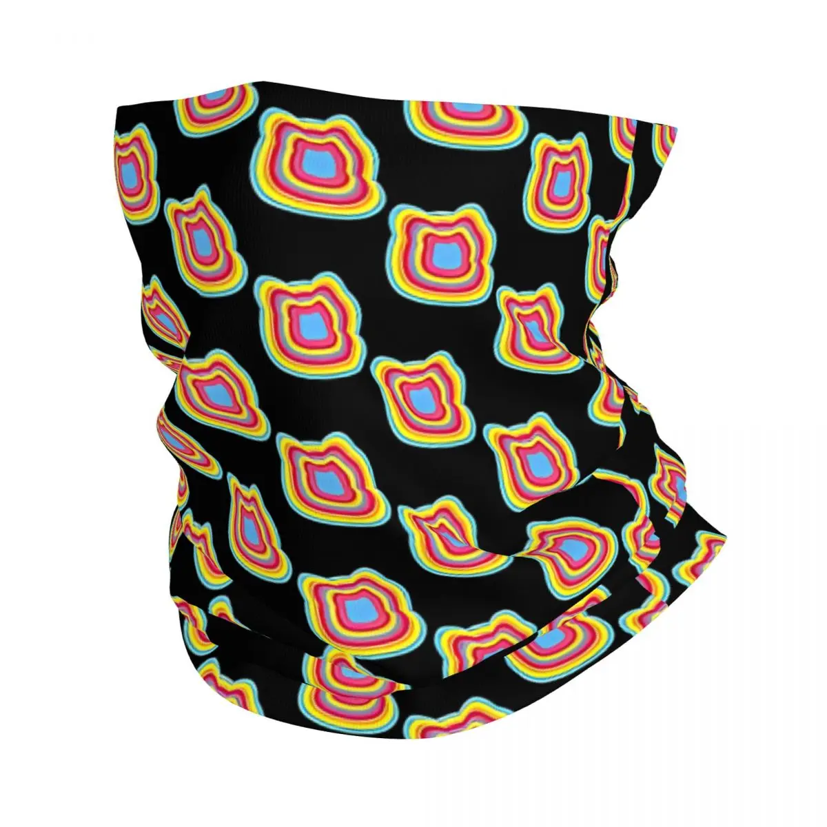 Rainbow Bandana Neck Gaiter Printed Motor Motocross G-Gumball Face Scarf Hiking Unisex Adult Washable