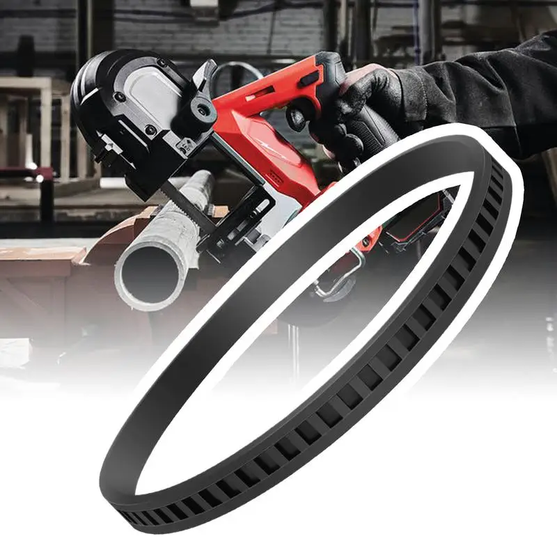 Bandsaw Drive Belt Cutter Pulley Tire Replacement Compact Replacement Parts Bandsaw Rubber Belt Accessories For Deep Cutting