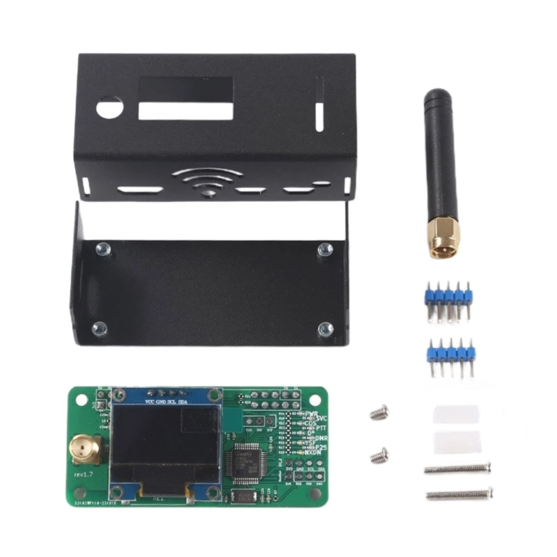 

Плата точки доступа MMDVM с антенной и дисплеем, алюминиевый корпус, поддержка UHF C4FM P25, полностью собранный QXNF