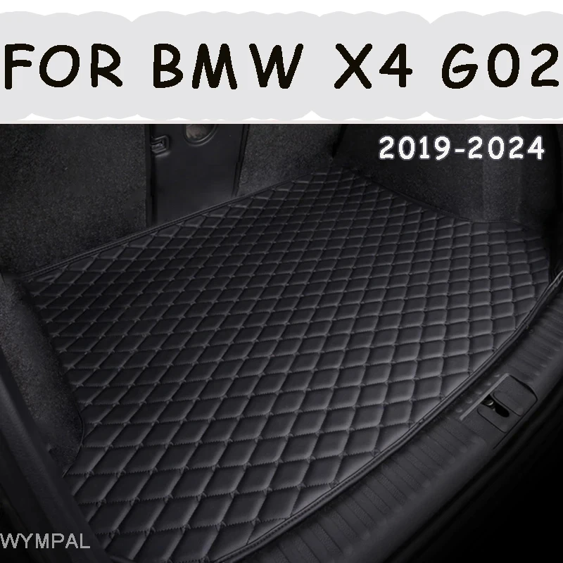 

Car Trunk Mat For BMW X4 G02 2019 2020 2021 2022 2023 2024 High Side Waterproof Liner Cargo Carpet Pad car accessories