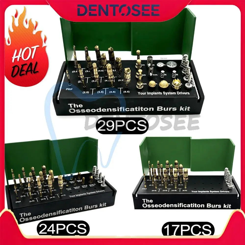 Pilotes de système d'implant chirurgical, fraises d'oséodysefication, forets, Kit de levage des sinus maxillaire pour outils dentaires et procédures