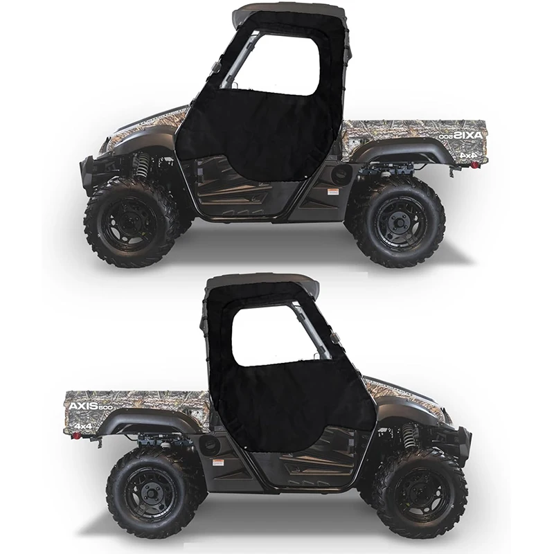 Hisun Soft Doors For Hisun UTV 500 700 Axis 500 700 Co-leman 500 700 Massimo MSU500 Keep Clean Cab Enclosure with Zipper Window