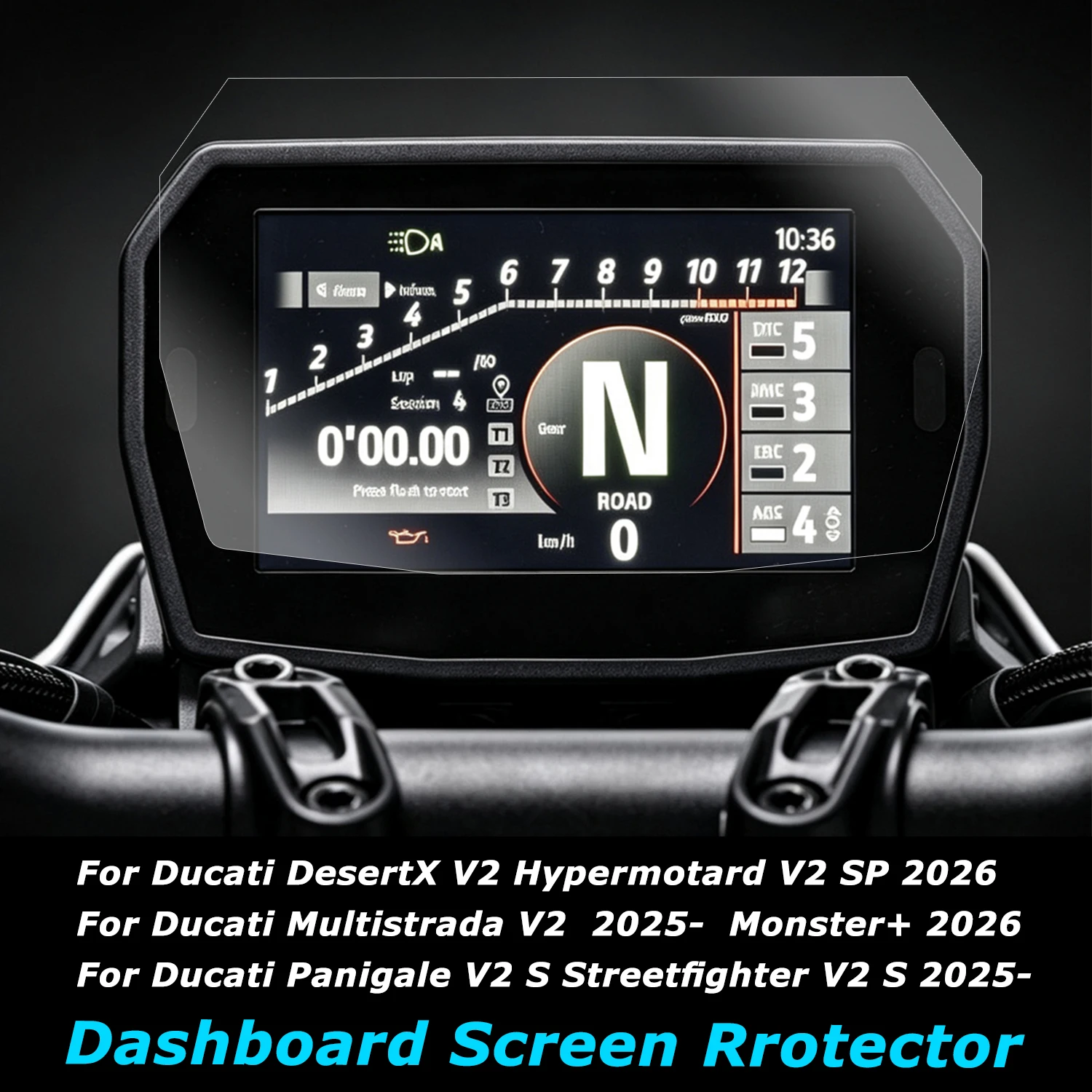 Multistrada V2 Motorcycle TFT Display Protection Film Screen Protector For Ducati DesertX V2 Panigale V2 S Monster+ 2025-2026