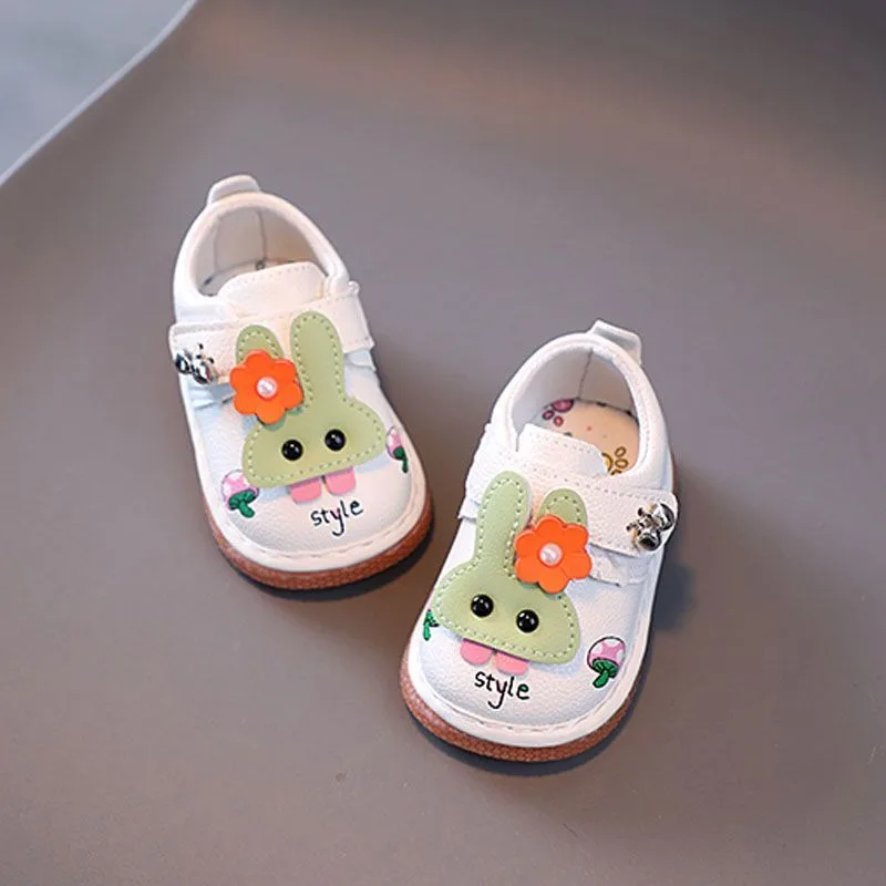 

Baby Walking Shoes Soft Sole Non Slip Cartoon Design Autumn Winter for 0-2 Years Girls