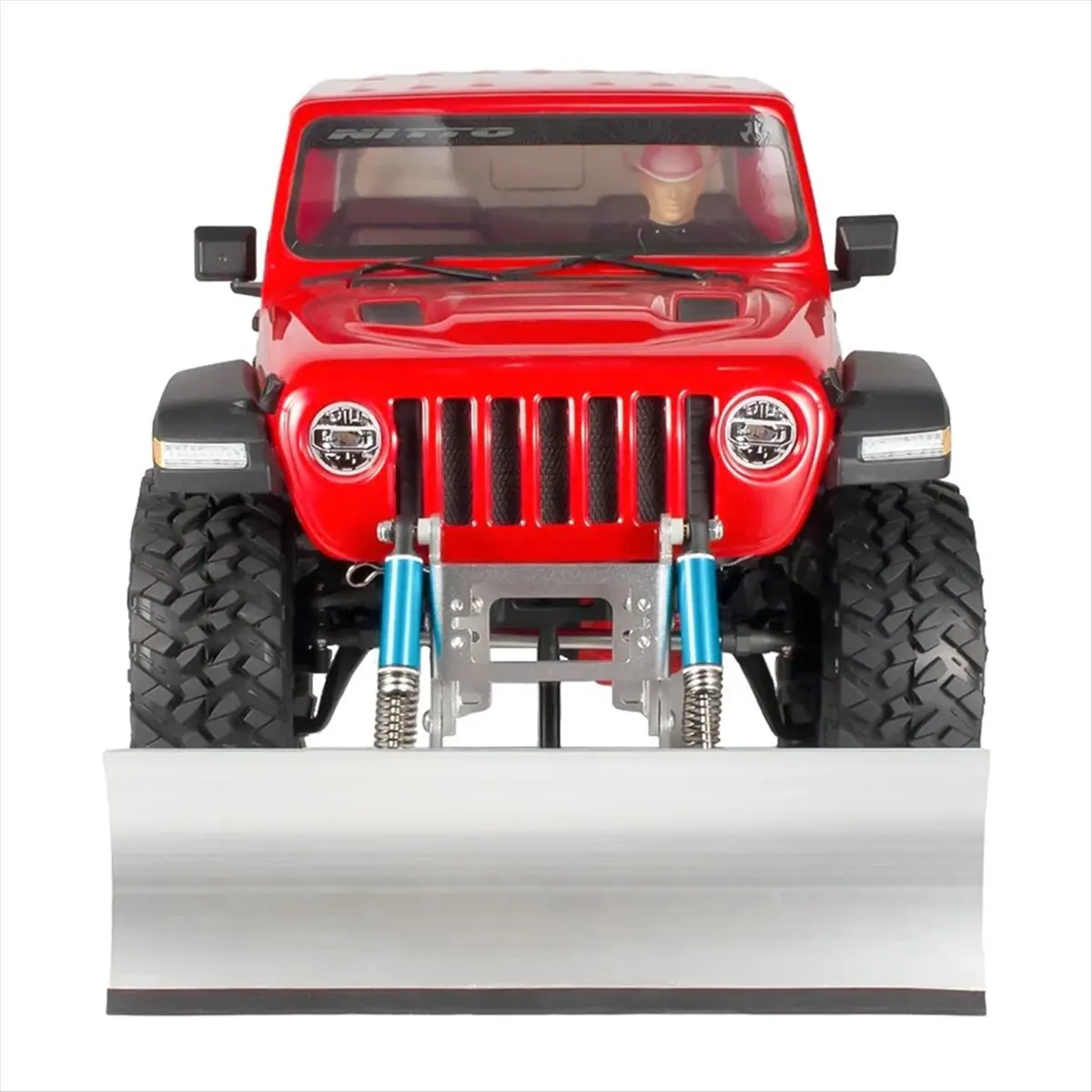 [A17I SPEELGOED] Sneeuwploeg Verstelbare Aluminium Ploegblad voor 1/10 RC Crawler SCX10 III 90046 TRX4 Ploegwagen