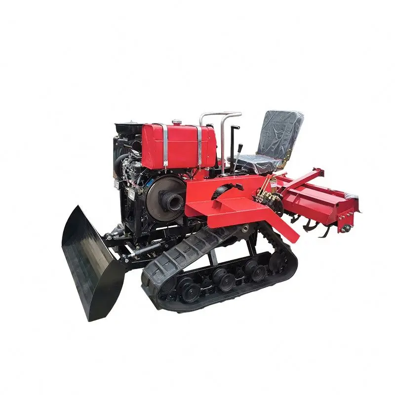 25 HP Agricultural Cultivator Tractor with Low Price Tracks and Various Attachments