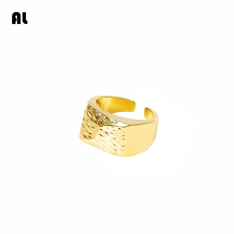 Exaggerated and Heavy Wrinkled and Raised Finger Ring, Male Sets Styling Sense Wedding Daily Wear 