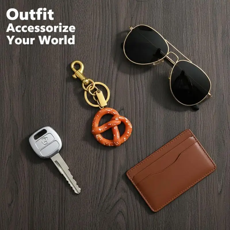Handbag Pendant Bag Charms Creative Key Chain Metal Car Keychain for Women Fashionable Accessory Office School Use