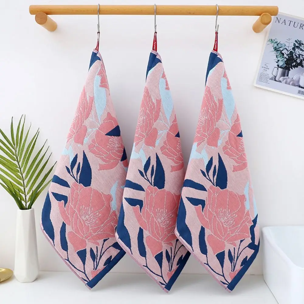 High Quality 34x40cm Large Hand Towel Quick Dry 4 Layer Cotton Gauze Kitchen Towel Decorative Tea Towel Home Restaurant