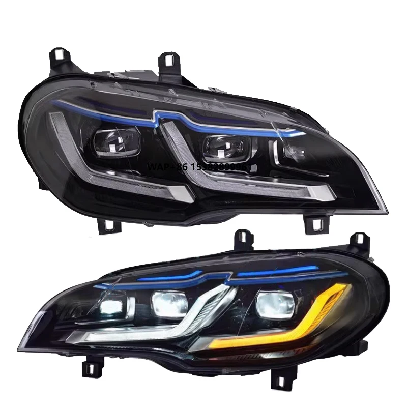 

X5 E70 Plug and Play Head Light Headlamps 2007-2013 Front Light Upgrade New Styles LED Turn Signals Headlights