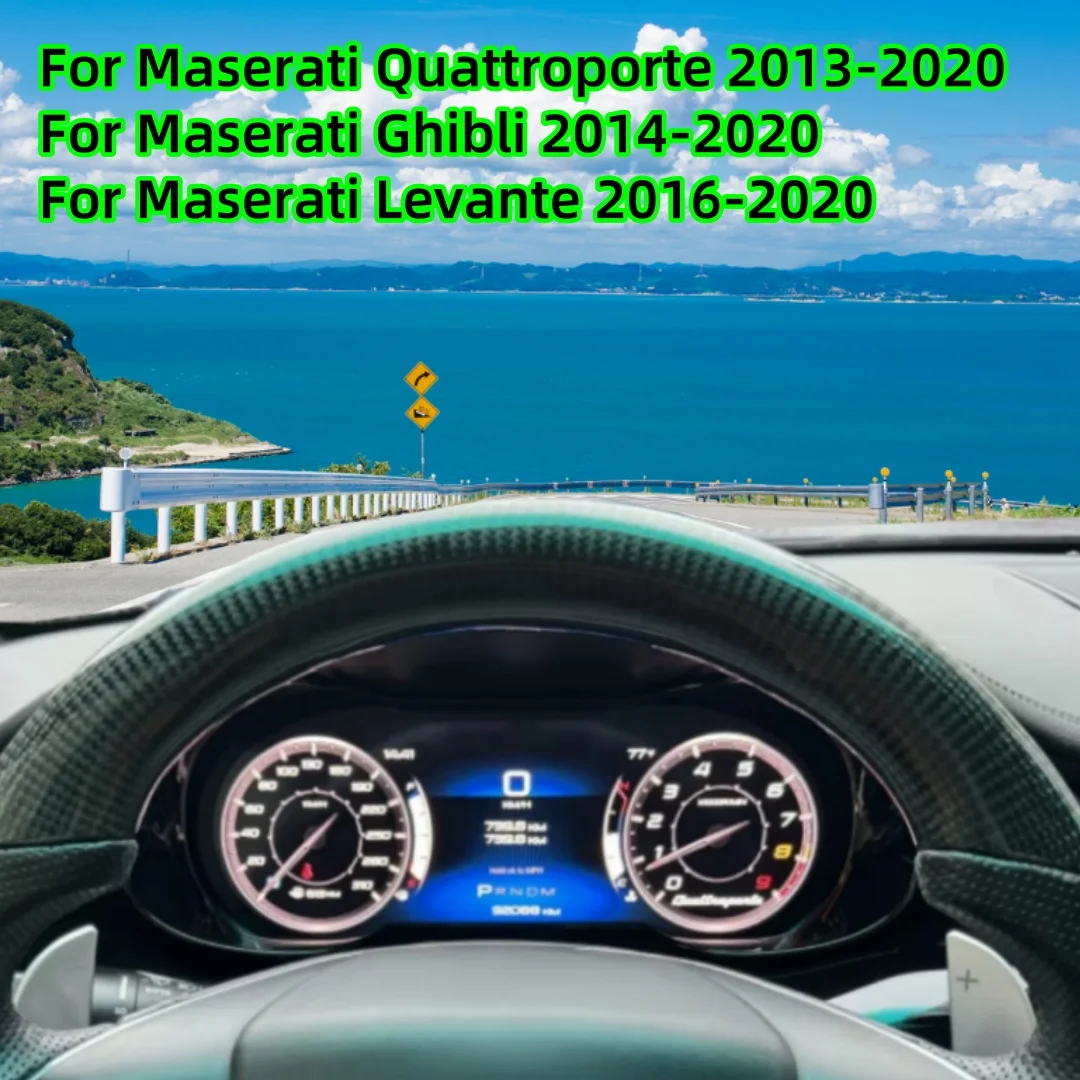 

LCD Car Instrument Digital Cluster For Maserati Quattroporte Ghibli Levante Virtual Cockpit Speed Meter Dashboard Display Screen