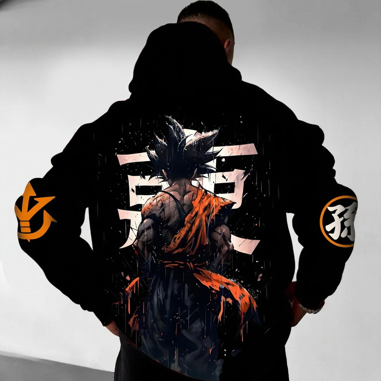 Unisex Oversized Dragon Ball Goku Hoodie Men Anime Streetwear Pullover Sweatshirt Spring Autumn Casual Graphic Hooded Jacket Y2k