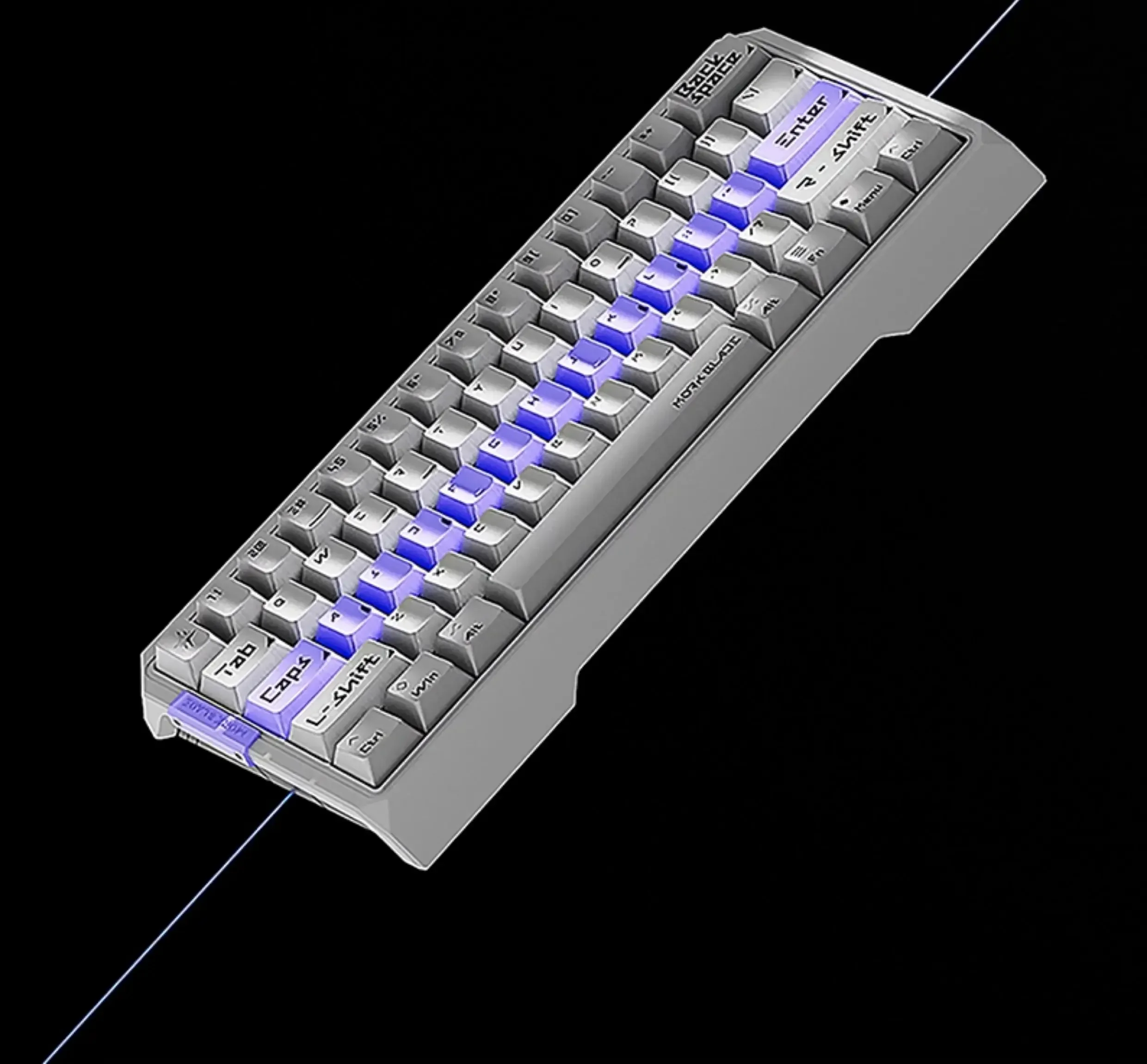 

Проводной магнитный переключатель Morkblade Mk60, механическая клавиатура, двойное положение лампы, алюминий, 0,001 мм, индивидуальная клавиатура, подарки