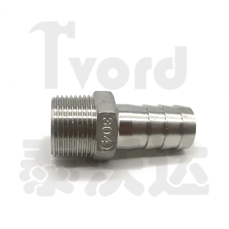 304 In Acciaio Inox Maschio Filettato Giunto Tubo Gomito Tubo Dell'acqua Riduttore Connettore Raccordo Per Tubi 1/4 "1/2" - 6 8 10 12 15 20 25 32mm