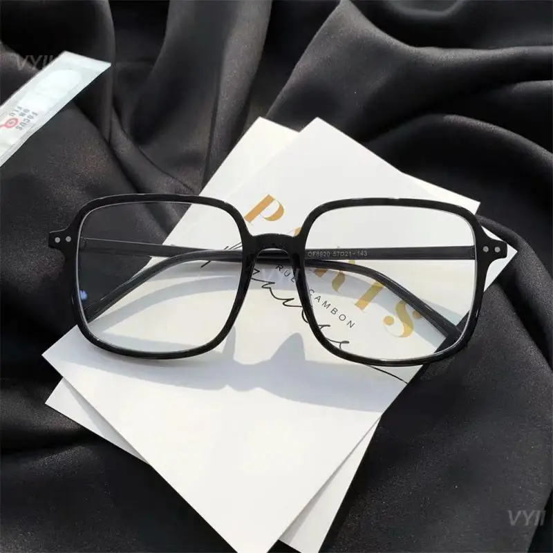 Anti-radiation Glasses Versatile Style High Quality Glasses For Round Faces Korean Non-prescription Glasses Transparent Anti-uv