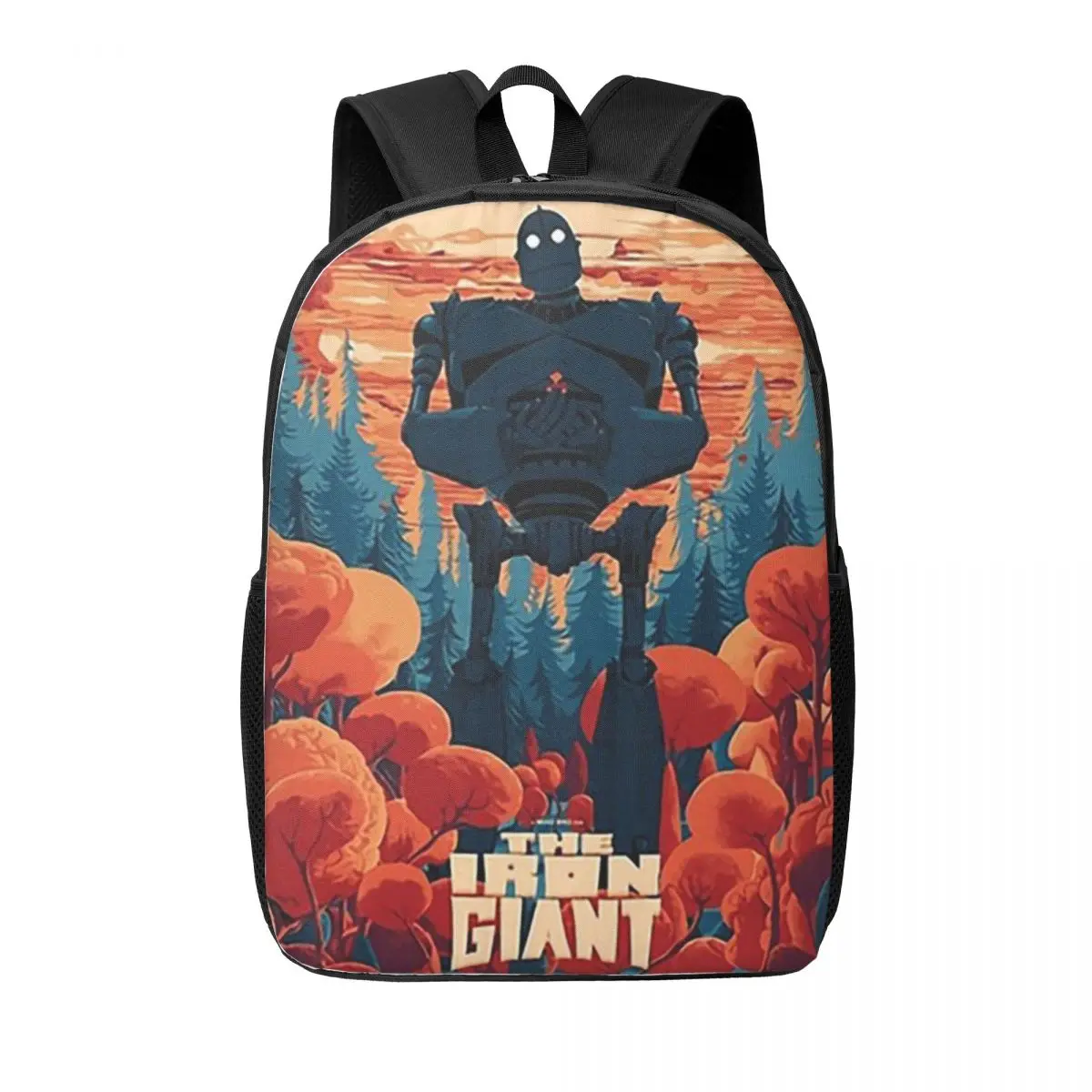 

Iron Giant Movie Woman Backpacks Boys Girls Bookbag Casual Students School Bags Portability Travel Rucksack Shoulder Bag