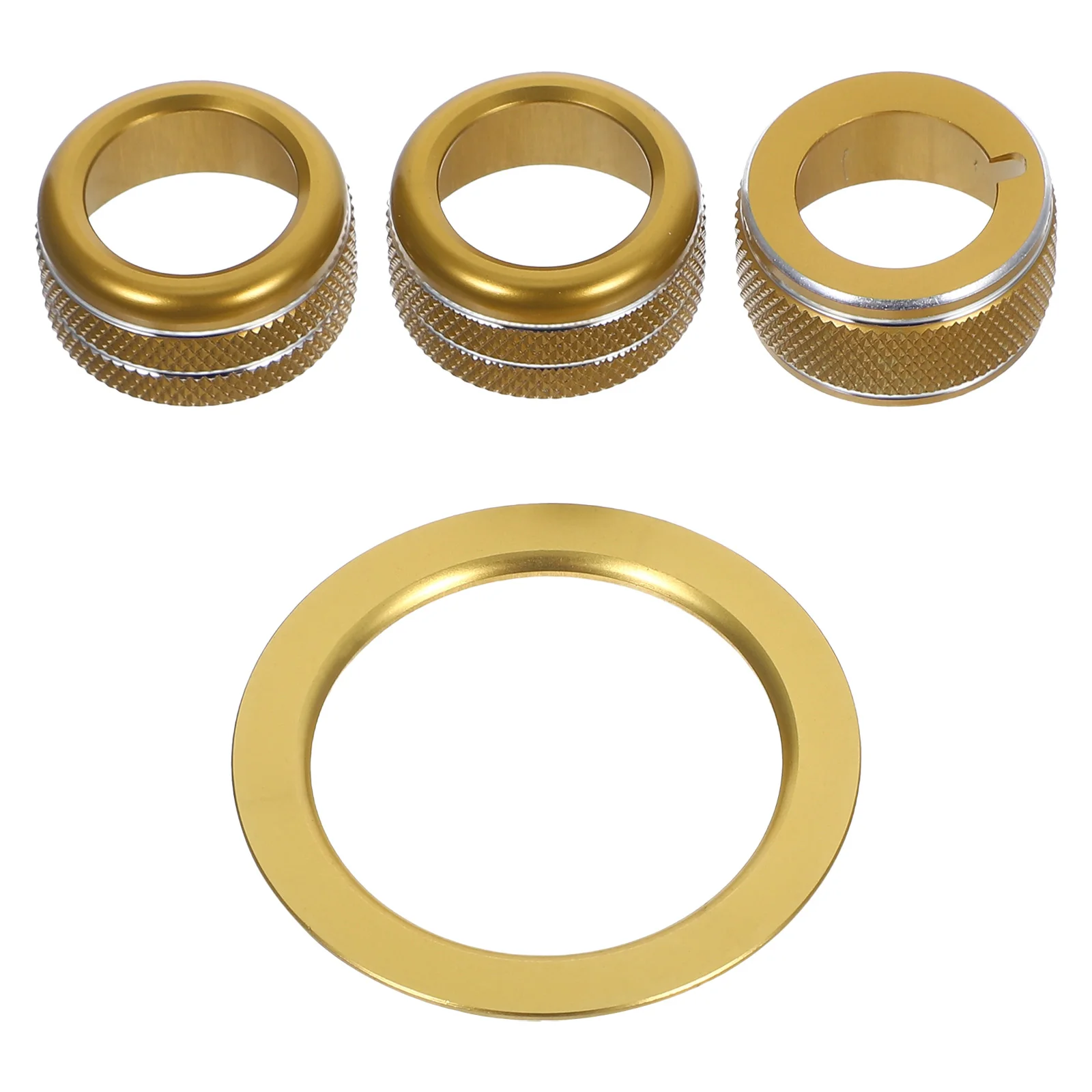 

Acoustic Decorative Ring Golden Push to Start Cover Car Engine Button Protector Interior Accessories Aluminum Alloy