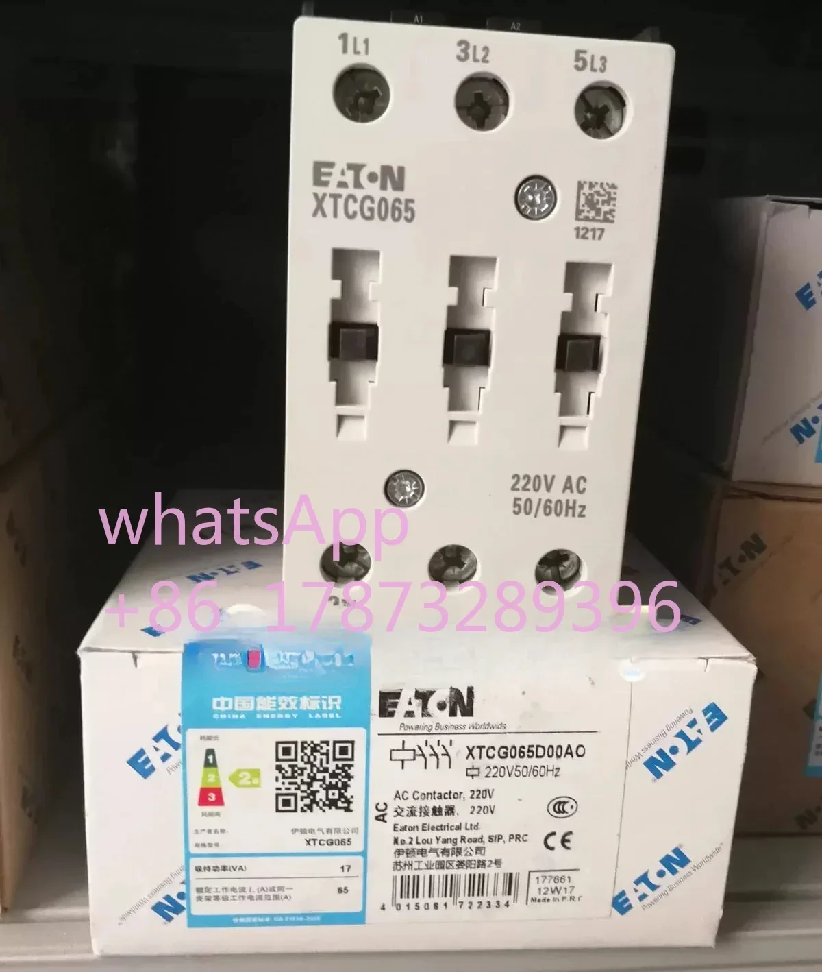

EATON XTCG065D00AO XTCG065D00A0 220V50 60HZ new original