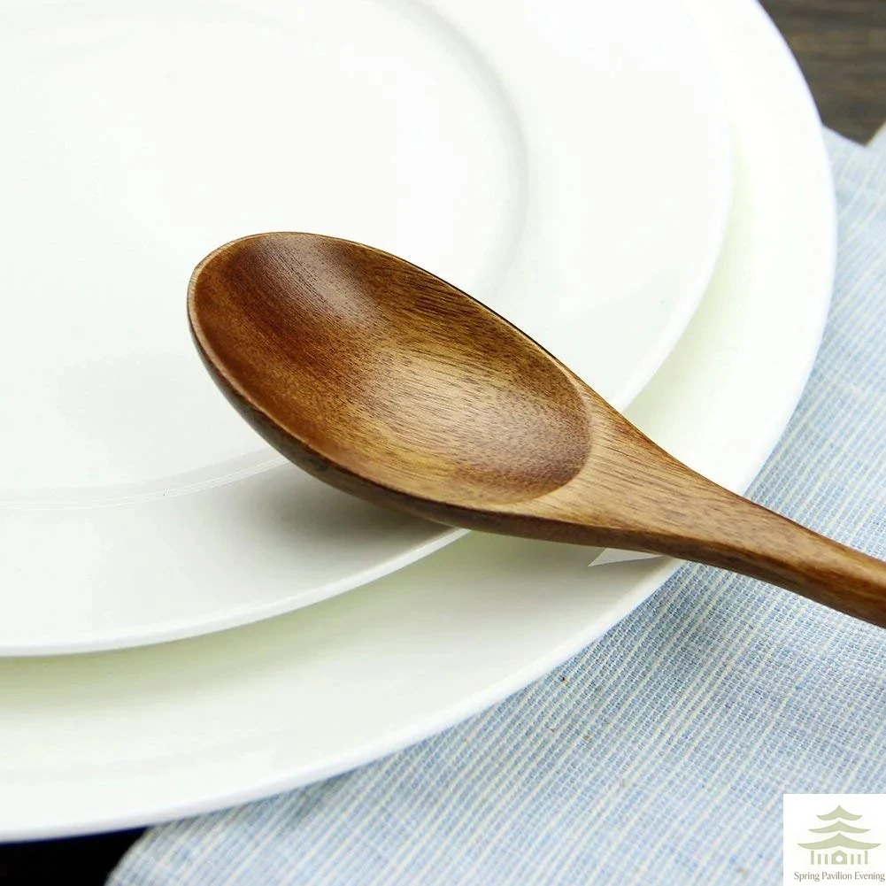 5 Pieces Wooden Spoon Soup Spo - Camping Cooking Tool Set 评论和价格